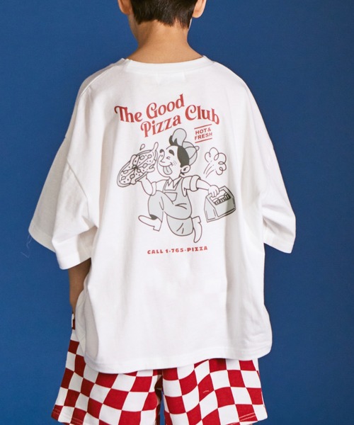 人気商品】バックベアープリント Tシャツ 120 ストリート 黒