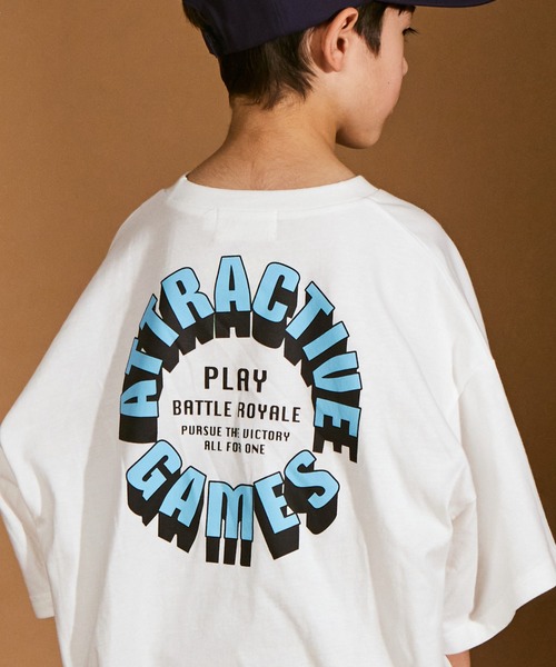 PAIRMANON STREET(ペアマノンストリート)の「【PAIRMANON STREET】アソート バックプリント ビッグシルエット 半袖 Tシャツ(Tシャツ/カットソー・キッズ・ブラック系その他2/ブルー系その他2/イエロー系その他/ブラック系その他/ブラック系その他3/ベージュ系その他3/ホワイト系その他2/ブルー系その他/レッド系その他/ブラック系その他4/ホワイト系その他/ベージュ系その他/ベージュ系その他2・100/150/130/140/90/110/120)」の14枚目の写真