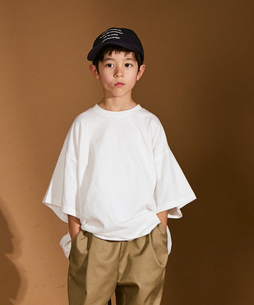 PAIRMANON STREET(ペアマノンストリート)の「【PAIRMANON STREET】アソート バックプリント ビッグシルエット 半袖 Tシャツ(Tシャツ/カットソー・キッズ・ブラック系その他2/ブルー系その他2/イエロー系その他/ブラック系その他/ブラック系その他3/ベージュ系その他3/ホワイト系その他2/ブルー系その他/レッド系その他/ブラック系その他4/ホワイト系その他/ベージュ系その他/ベージュ系その他2・100/150/130/140/90/110/120)」の16枚目の写真