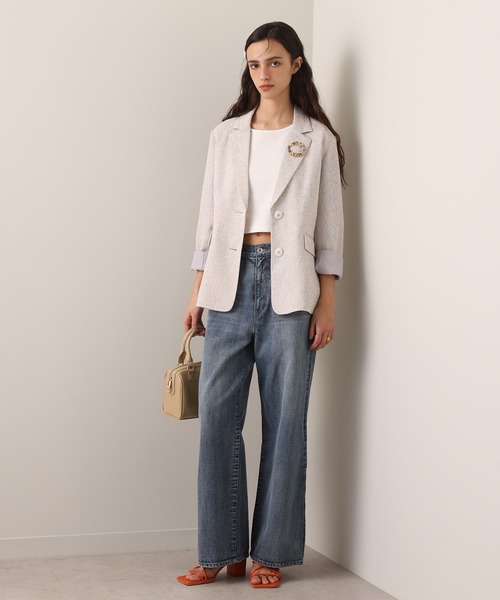 one after another NICE CLAUP（ワンアフターアナザーナイスクラップ）の「【OTONA NICE】ワイドデニム/4サイズ展開（デニムパンツ・レディース・ブルー・SMALL/MEDIUM/LARGE/X-LARGE）」の19枚目の写真