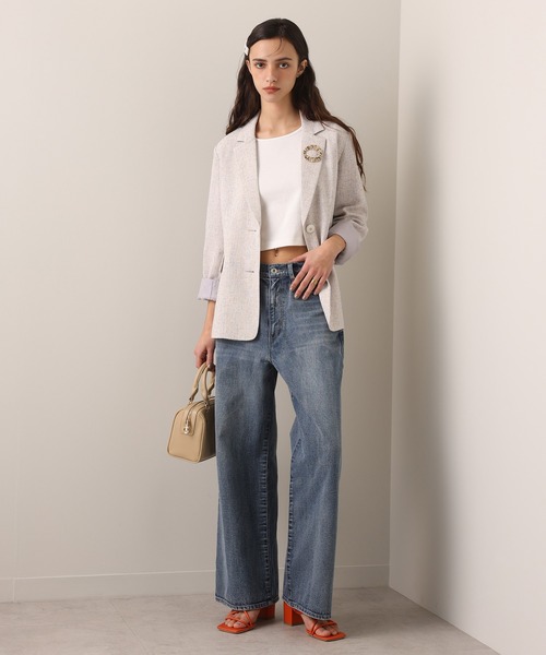 one after another NICE CLAUP（ワンアフターアナザーナイスクラップ）の「【OTONA NICE】ワイドデニム/4サイズ展開（デニムパンツ・レディース・ブルー・SMALL/MEDIUM/LARGE/X-LARGE）」の18枚目の写真