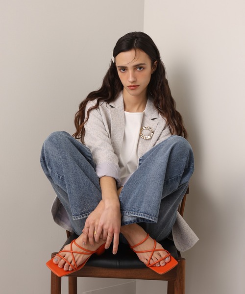 one after another NICE CLAUP（ワンアフターアナザーナイスクラップ）の「【OTONA NICE】ワイドデニム/4サイズ展開（デニムパンツ・レディース・ブルー・SMALL/MEDIUM/LARGE/X-LARGE）」の15枚目の写真