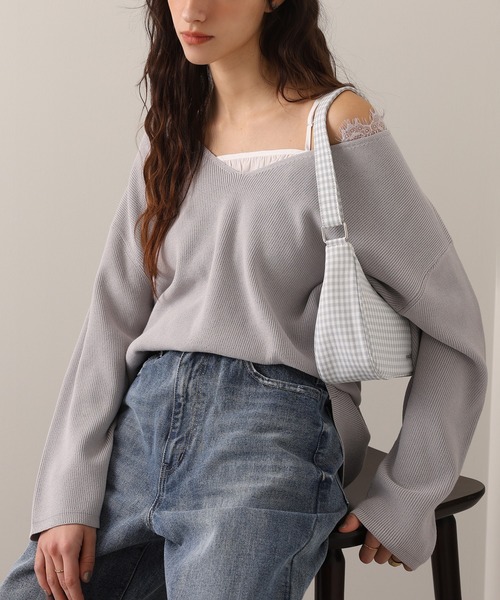 one after another NICE CLAUP（ワンアフターアナザーナイスクラップ）の「【OTONA NICE】ワイドデニム/4サイズ展開（デニムパンツ・レディース・ブルー・SMALL/MEDIUM/LARGE/X-LARGE）」の8枚目の写真