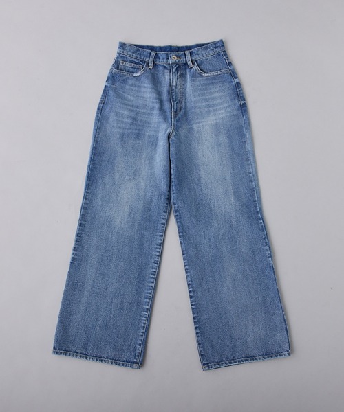 one after another NICE CLAUP（ワンアフターアナザーナイスクラップ）の「【OTONA NICE】ワイドデニム/4サイズ展開（デニムパンツ・レディース・ブルー・SMALL/MEDIUM/LARGE/X-LARGE）」の22枚目の写真