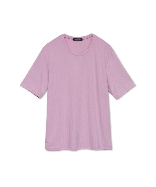 TORNADO MART(トルネードマート)の「TORNADO MART∴バイヤスリンクスJQ半袖クルーネックカットソー(Tシャツ/カットソー・メンズ・ホワイト/ブルー系2/ラベンダー・L/M/LL/MEDIUM/LARGE)」の20枚目の写真