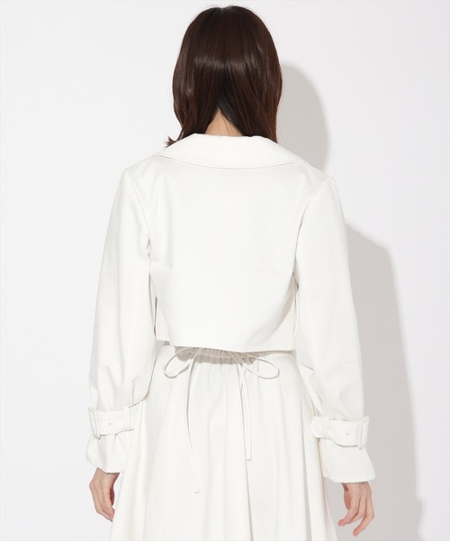 WILLSELECTION（ウィルセレクション）の「デニムWボタンジャケット（デニムジャケット・レディース・ダークブルー/オフホワイト・FREE）」の17枚目の写真