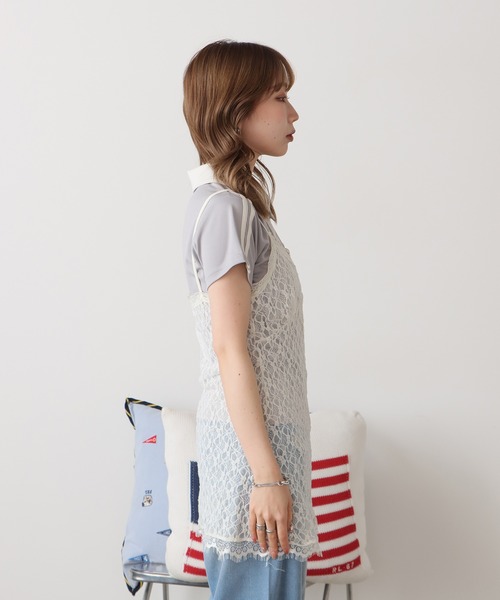 AO2（アオズ）の「Lace Camisole / レースキャミソール（キャミソール・レディース・アイボリー・FREE）」の5枚目の写真