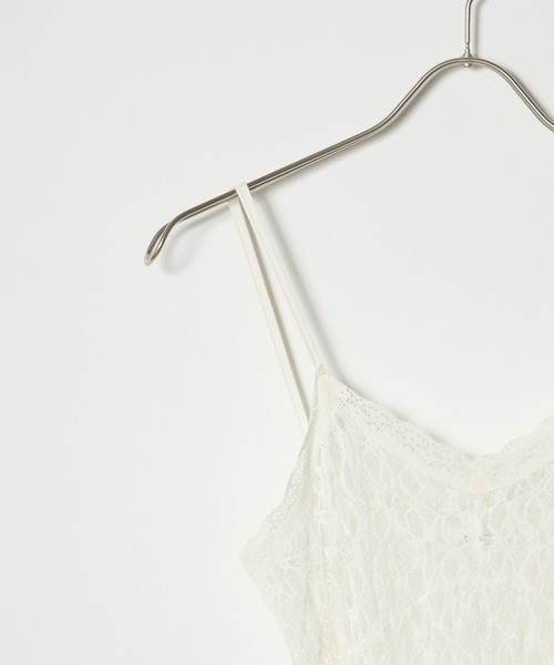 AO2（アオズ）の「Lace Camisole / レースキャミソール（キャミソール・レディース・アイボリー・FREE）」の8枚目の写真