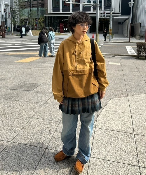 WudgeBoy(ワッジボーイ)の「twill hoodie jacket(その他アウター・レディース・ブラウン/ネイビー・MEDIUM/LARGE)」の6枚目の写真