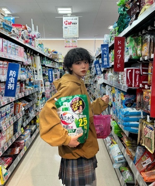 WudgeBoy(ワッジボーイ)の「twill hoodie jacket(その他アウター・レディース・ブラウン/ネイビー・MEDIUM/LARGE)」の10枚目の写真