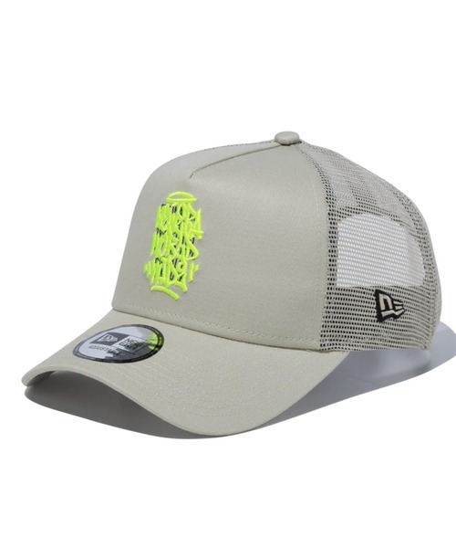 NEW ERA（ニューエラ）の「NEW ERA/ニューエラ キャップ FORTY A-Frame トラッカー Graffiti 14109720（キャップ・メンズ・グレー/ホワイト×ブラック/ブラック・FREE）」の3枚目の写真