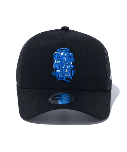 NEW ERA（ニューエラ）の「NEW ERA/ニューエラ キャップ FORTY A-Frame トラッカー Graffiti 14109720（キャップ・メンズ・グレー/ホワイト×ブラック/ブラック・FREE）」の8枚目の写真