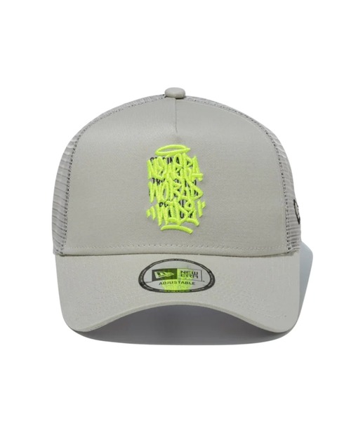 NEW ERA（ニューエラ）の「NEW ERA/ニューエラ キャップ FORTY A-Frame トラッカー Graffiti 14109720（キャップ・メンズ・グレー/ホワイト×ブラック/ブラック・FREE）」の11枚目の写真