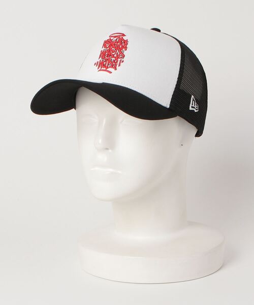 NEW ERA（ニューエラ）の「NEW ERA/ニューエラ キャップ FORTY A-Frame トラッカー Graffiti 14109720（キャップ・メンズ・グレー/ホワイト×ブラック/ブラック・FREE）」の14枚目の写真