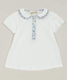 Love&Peace&Money | 小花柄コンビ半袖ブラウス(シャツ/ブラウス)