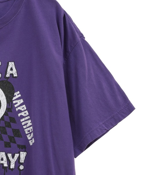 Candy Stripper(キャンディストリッパー)の「HAVE A MAD DAY BIG Tシャツ(Tシャツ/カットソー・レディース・イエロー/パープル/オフホワイト/ブラック・2)」の8枚目の写真