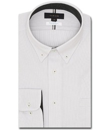 TAKA-Q（タカキュー）の「【接触冷感 吸水速乾 ノーアイロン ストレッチ】タカキュー ボタンダウン ビジネスドレス 長袖ニットシャツ（ビジネスシャツ・メンズ）」