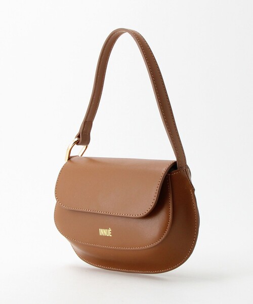 INNUE（イヌエ）の「＜INNUE＞オーバル フラップ ショルダーバッグ＜Select by EMMEL REFINES＞（ショルダーバッグ・レディース・ブラウン/ブラック・FREE）」の5枚目の写真