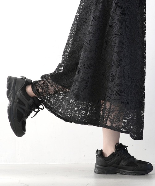 SLACK FOOTWEAR（スラックフットウェア）の「【LEFACILE】防水厚底スニーカー（スニーカー・レディース・ライトグレー/ブラック・23/24/22.5/24.5/23.5）」の21枚目の写真