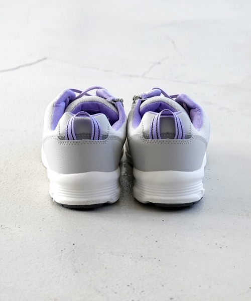 SLACK FOOTWEAR（スラックフットウェア）の「【LEFACILE】防水厚底スニーカー（スニーカー・レディース・ライトグレー/ブラック・23/24/22.5/24.5/23.5）」の4枚目の写真