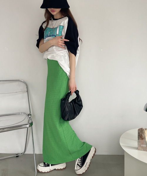 Ada.(エイダ)の「AIR WALK 半袖 ラグラン Tシャツ(Tシャツ/カットソー・レディース・ダークブルー/ブラック/ダークグリーン・M/L)」の19枚目の写真