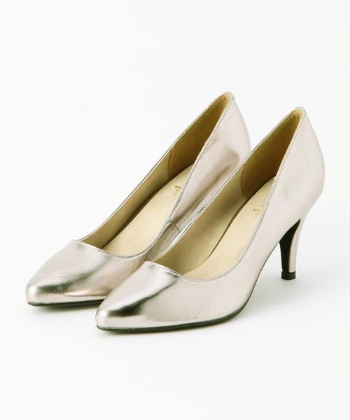 Another Edition（アナザーエディション）の「プレーンパンプス/AE PLN PPS75（パンプス・レディース・ベージュ/その他1/シルバー/オレンジ・37/36/38/35）」の3枚目の写真