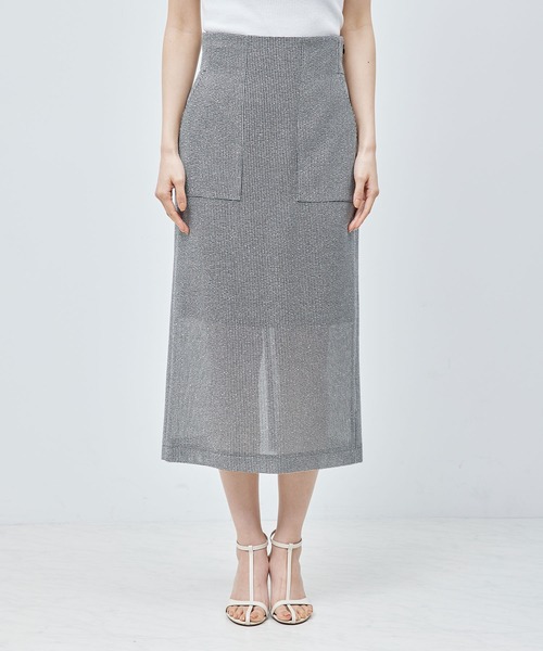 ROPE'（ロペ）の「ポケット付きタイトスカート（キカ柄/無地）（スカート・レディース・ベージュ系その他/ブラック系その他・36/38/40）」の10枚目の写真