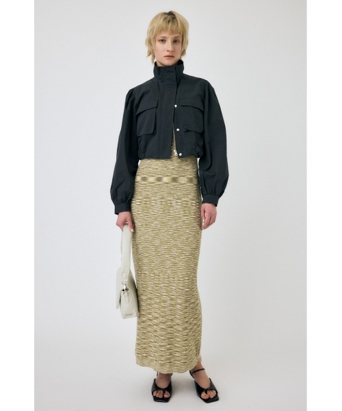 MOUSSY(マウジー)の「CROPPED CARGO ジャケット(その他アウター・レディース・オフホワイト/オレンジ系その他/ライトブラック・FREE)」の6枚目の写真