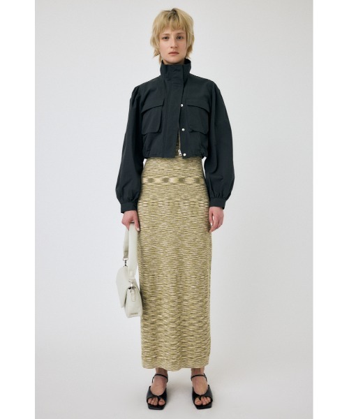 MOUSSY(マウジー)の「CROPPED CARGO ジャケット(その他アウター・レディース・オフホワイト/オレンジ系その他/ライトブラック・FREE)」の8枚目の写真