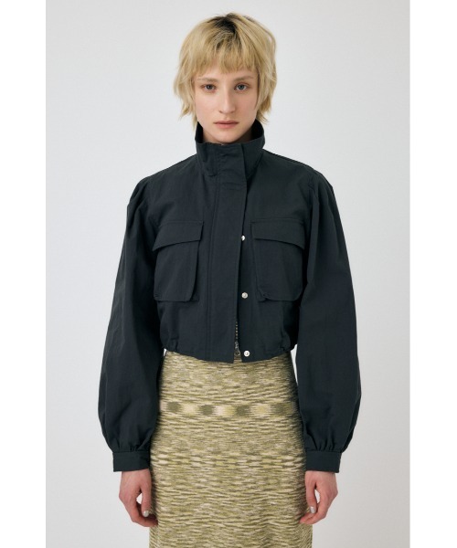 MOUSSY(マウジー)の「CROPPED CARGO ジャケット(その他アウター・レディース・オフホワイト/オレンジ系その他/ライトブラック・FREE)」の9枚目の写真