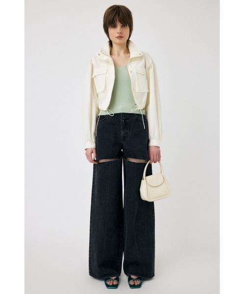 MOUSSY(マウジー)の「CROPPED CARGO ジャケット(その他アウター・レディース・オフホワイト/オレンジ系その他/ライトブラック・FREE)」の20枚目の写真