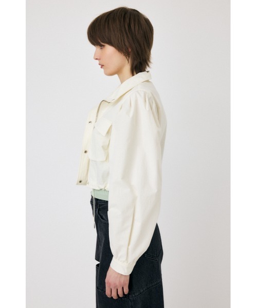 MOUSSY(マウジー)の「CROPPED CARGO ジャケット(その他アウター・レディース・オフホワイト/オレンジ系その他/ライトブラック・FREE)」の22枚目の写真