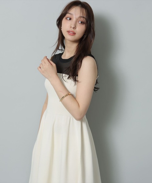 匿名配送おまとめ歓迎　美品リランドチュールワンピース✖️シアータートルセット リランドチュール Rirandture シアーシャツ＆ニットワンピース