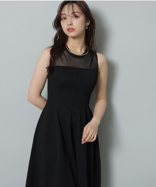 匿名配送おまとめ歓迎　美品リランドチュールワンピース✖️シアータートルセット リランドチュール Rirandture シアーシャツ＆ニットワンピース