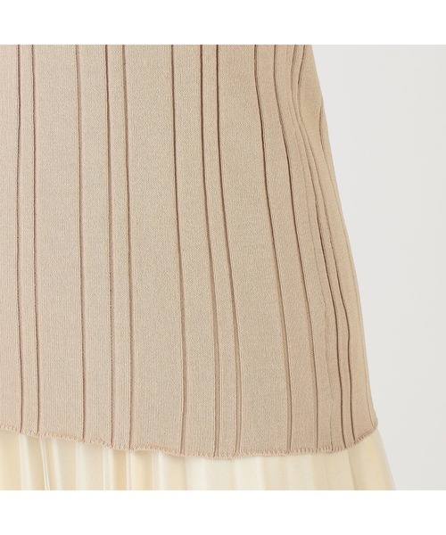 CECIL McBEE（セシルマクビー）の「接触冷感ウォッシャブル　ランダムリブノースリプルオーバー（タンクトップ・レディース・ブラック/オフホワイト/ブルー/ピンク/グリーン/ベージュ/モカ/ネイビー・MEDIUM）」の16枚目の写真