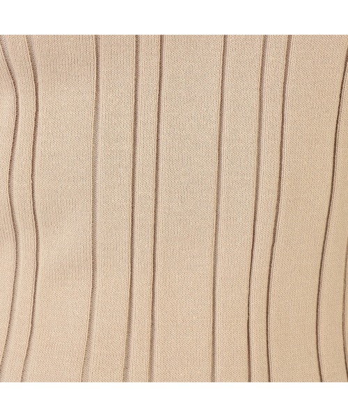 CECIL McBEE（セシルマクビー）の「接触冷感ウォッシャブル　ランダムリブノースリプルオーバー（タンクトップ・レディース・ブラック/オフホワイト/ブルー/ピンク/グリーン/ベージュ/モカ/ネイビー・MEDIUM）」の17枚目の写真