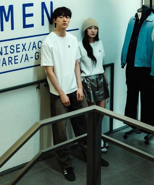 ALAND（エーランド）の「【UNISEX】ALAND／ALOGOワッペンT（Tシャツ/カットソー・レディース・ダークブラウン/ピンク/ネイビー/ホワイト/ブラック・SMALL/LARGE/MEDIUM）」の14枚目の写真