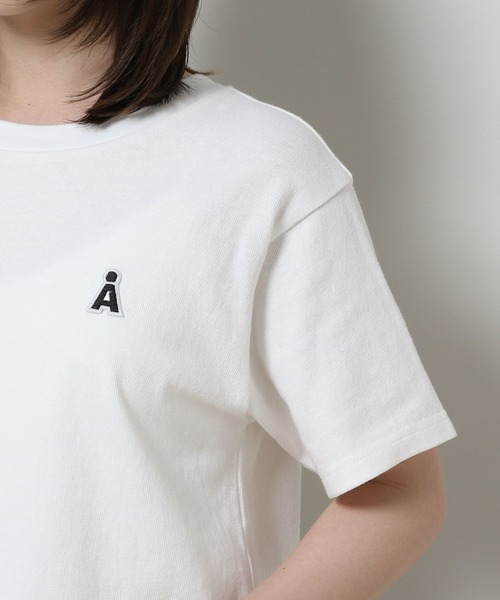 ALAND（エーランド）の「【UNISEX】ALAND／ALOGOワッペンT（Tシャツ/カットソー・レディース・ダークブラウン/ピンク/ネイビー/ホワイト/ブラック・SMALL/LARGE/MEDIUM）」の17枚目の写真