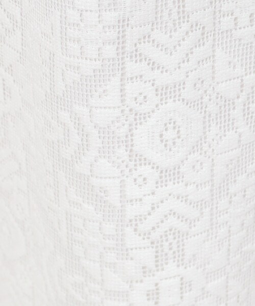 OPAQUE.CLIP（オペークドットクリップ）の「◆キカレースイージーワイドパンツ【洗濯機洗い可】（その他パンツ・レディース・ホワイト/ブラック・40/38）」の7枚目の写真