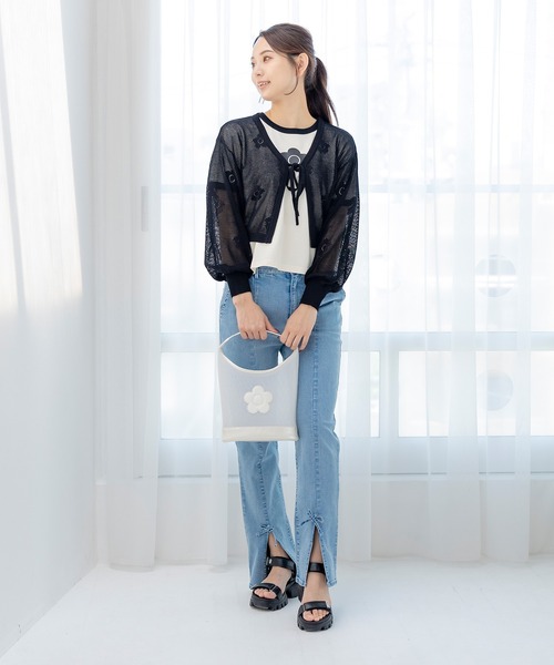 MARY QUANT（マリークワント）の「メッシュデイジー ミニトート