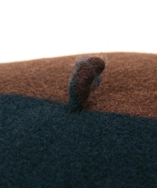 BEAMS BOY（ビームスボーイ）の「La Beret Francais / 2TONE ベレー 15（ハンチング/ベレー帽・レディース・ブラック/ネイビー・ONE SIZE）」の11枚目の写真