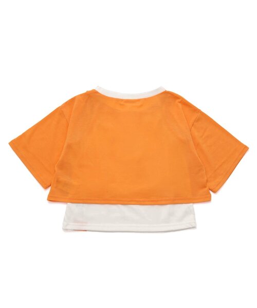algy（アルジー）の「【ACTIVE・接触冷感】ネオンリンガーシアーＴ&キャミセット（アンサンブル・キッズ・オレンジ/ブラック/オフホワイト・XX-SMALL/X-SMALL/MEDIUM/SMALL）」の14枚目の写真