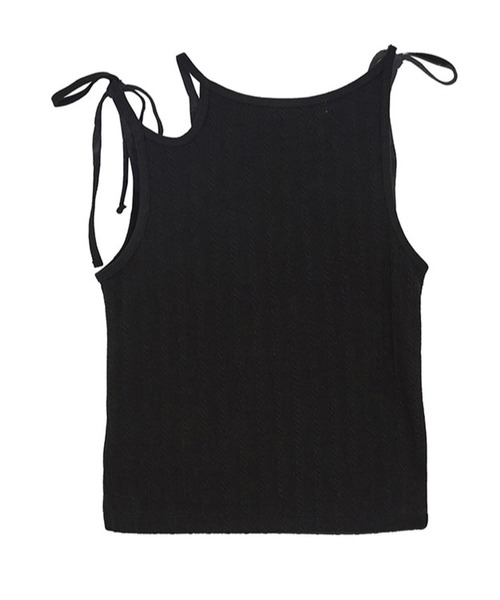 BITTER CELLS（ビターセルズ）の「BITTER CELLS／ウェーブスリーブレス（キャミソール・レディース・グレー/ホワイト/ブラック・FREE）」の21枚目の写真