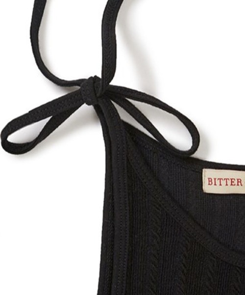 BITTER CELLS（ビターセルズ）の「BITTER CELLS／ウェーブスリーブレス（キャミソール・レディース・グレー/ホワイト/ブラック・FREE）」の18枚目の写真