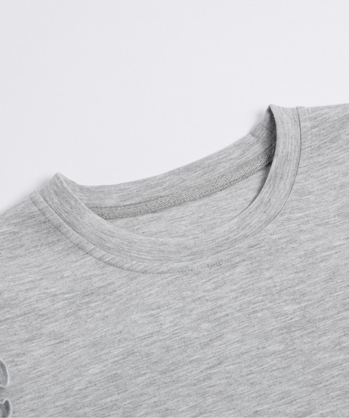 AMELY（エミリー）の「フリルショルダートップス（Tシャツ/カットソー・レディース・ブラック/ホワイト/グレー・フリー）」の18枚目の写真