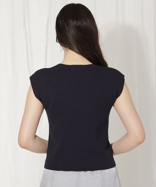 WILLSELECTION（ウィルセレクション）の「ランダムサテンリボンプルオーバー（Tシャツ/カットソー・レディース・オフホワイト/ピンク/ネイビー/ブラック/ブラック×ピンク・FREE）」の14枚目の写真