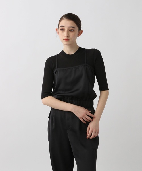 STERNBERG(スタンバーグ)の「2WAYサテンビスチェ(ベスト・レディース・グレー/ブラック・LARGE/MEDIUM)」の7枚目の写真