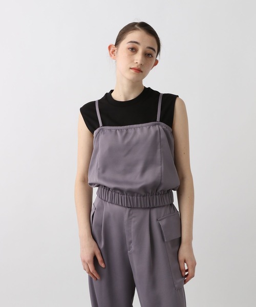 STERNBERG(スタンバーグ)の「2WAYサテンビスチェ(ベスト・レディース・グレー/ブラック・LARGE/MEDIUM)」の21枚目の写真