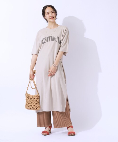 SHOO・LA・RUE（シューラルー）の「【高レビュー/洗える】ゆるリラックス プリーツイージーパンツ（その他パンツ・レディース・ダークグレー/ブラック/キャメル/ライトベージュ/ブルー系その他・02/03/04）」の21枚目の写真