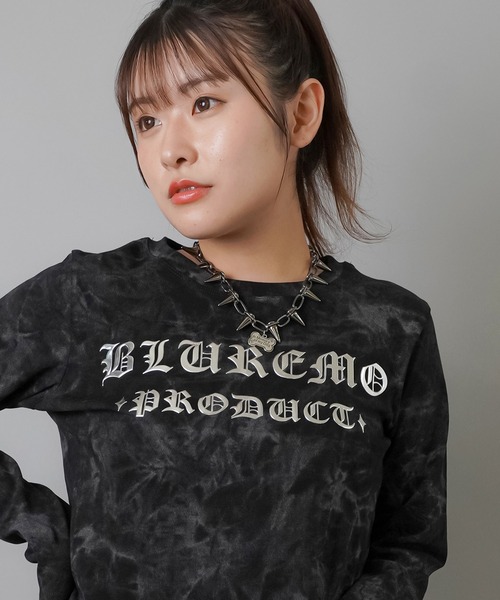 SPINNS（スピンズ）の「ボーン×スタッズ チェーンネックレス（ネックレス・レディース・アンティークシルバー・ONESIZE）」の6枚目の写真